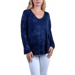 NEW GIGI MODA la faccia top in navy